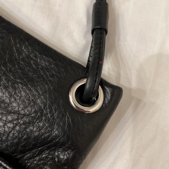 Margot New York black leather cross body purse - Picture 3 of 6